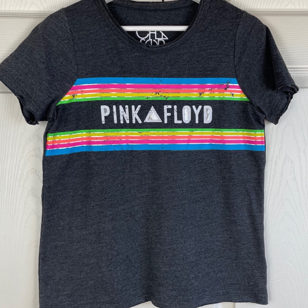 ChaSer Pink Floyd Neon Stripes T-shirt